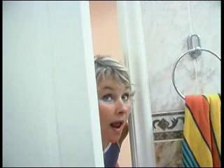 mamma spying on son will he was in shower than